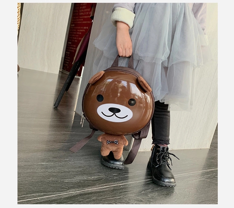 Wholesale anti-wandering children's schoolbags for kindergartens, summer baby small backpacks for boys and girls, cartoon eggshells to reduce burden on both shoulders Item Picture