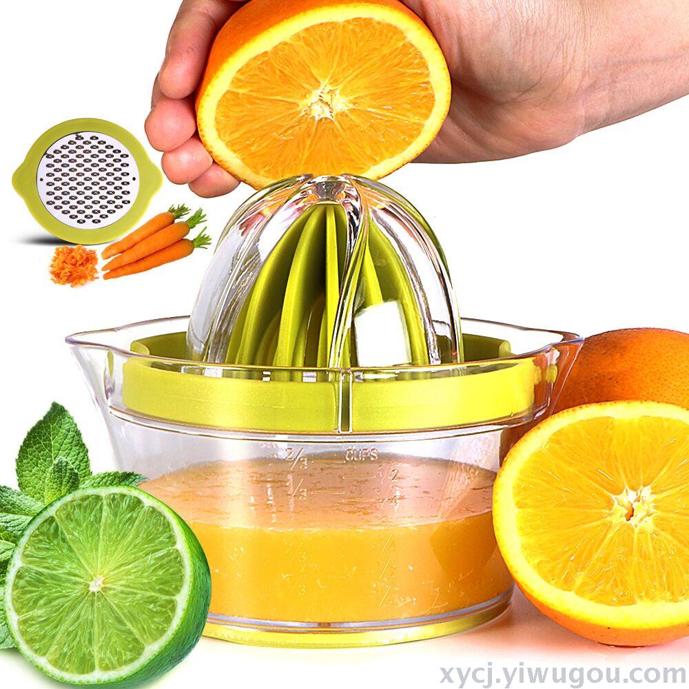 3-in-1 manual lemon juicer