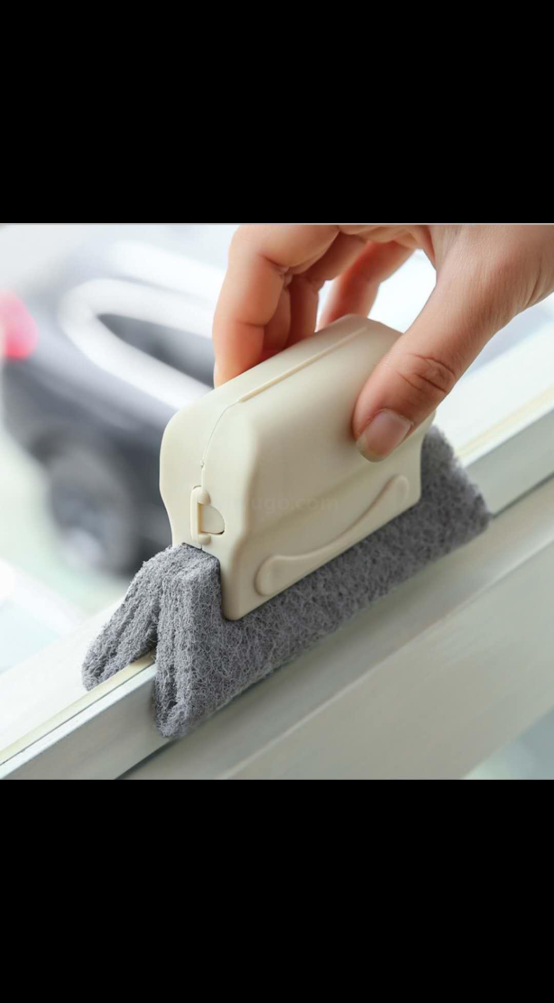 Sunshine Department Store's magic tool for cleaning window grooves: Gap brush, window groove cleaning brush, small brush for sweeping window and door grooves details Picture