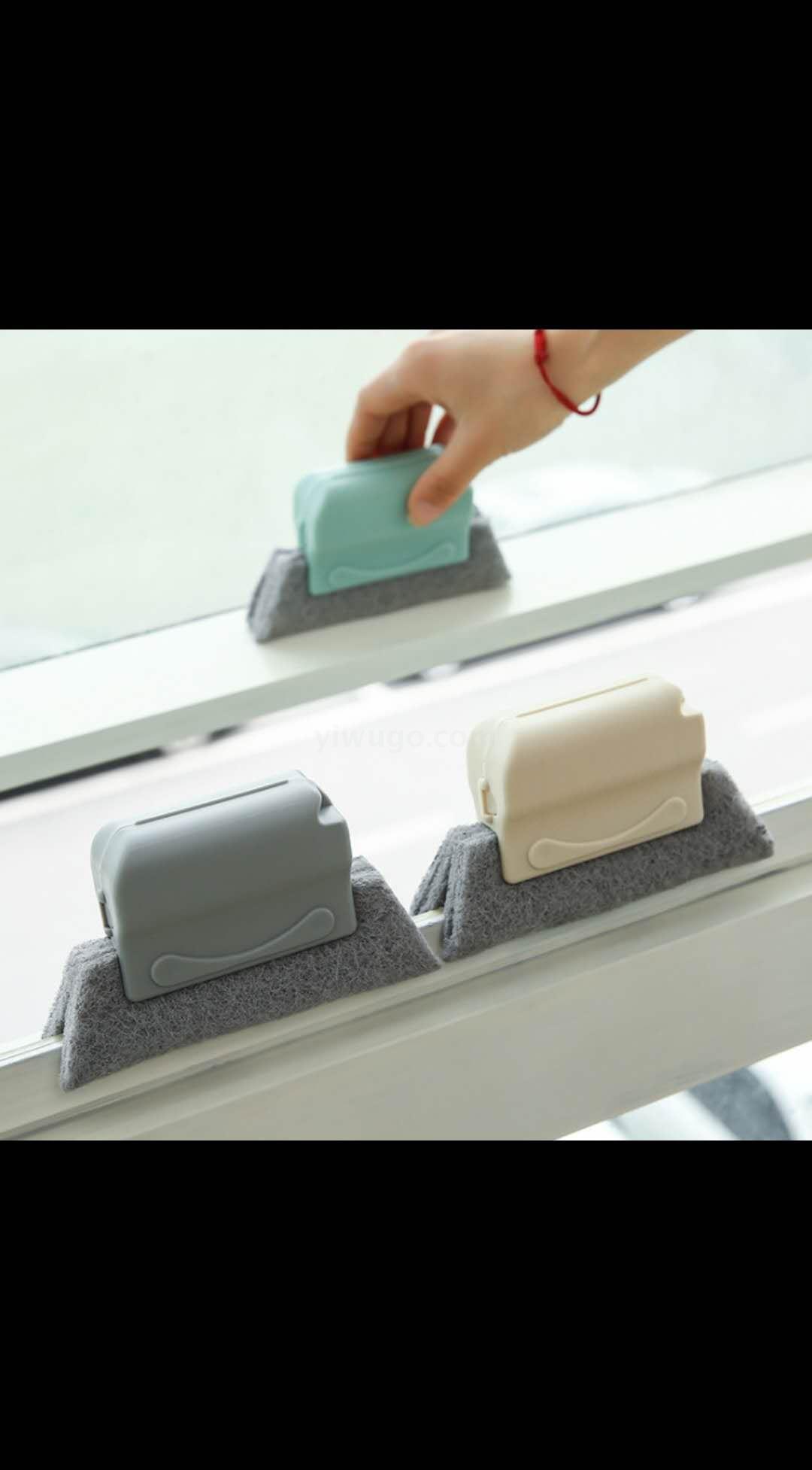 Sunshine Department Store's magic tool for cleaning window grooves: Gap brush, window groove cleaning brush, small brush for sweeping window and door grooves Item Picture