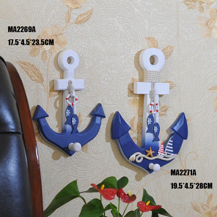 特价地中海锚装饰挂衣钩 家居挂饰 墙壁挂钩 创意饰品 MA2269-71