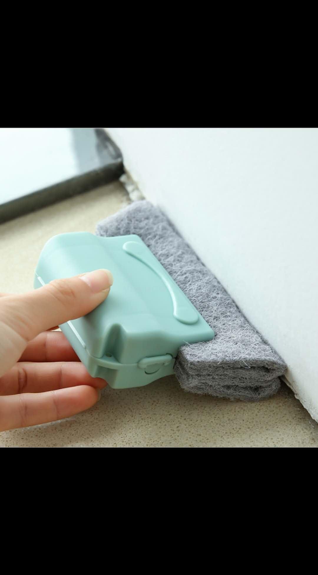 Sunshine Department Store's magic tool for cleaning window grooves: Gap brush, window groove cleaning brush, small brush for sweeping window and door grooves Application Scenario