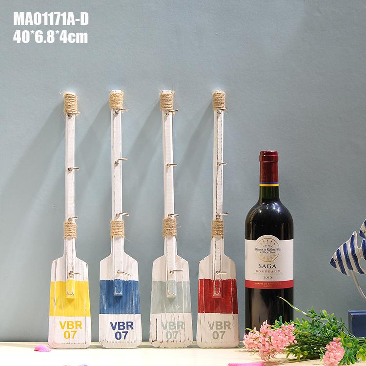 实木船桨挂钩 装饰摆件 工艺摆件批发地中海风格家居饰品装饰浆片