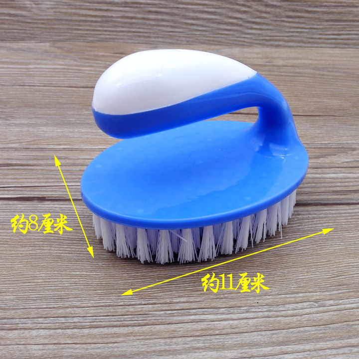 D2324 8087 Curved handle clothes brush, laundry brush, cleaning brush, shoe wash brush, clothes wash brush, street stall supply details Picture