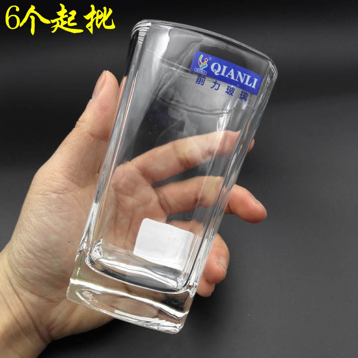 I2416 Square Premium Dining Cup Glass Products, Yiwu 2-yuan Store, Two-yuan Supermarket Department Store Premium