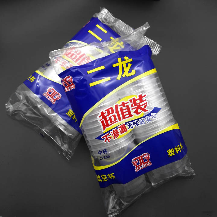 G1414 disposable plastic cups, tea cups, space cups, water cups, daily necessities, two-yuan store, street stall, night market wholesale Specification image