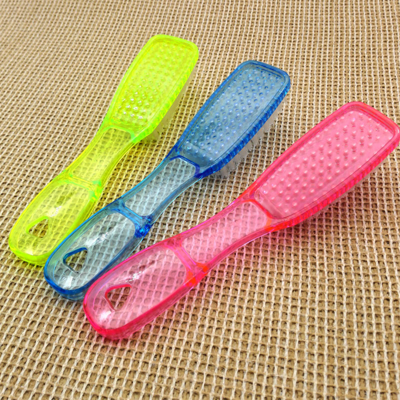 D2322 Transparent handle shoe brush, soft bristle laundry brush, board brush, cleaning brush, multi-functional creative transparent brush, Yiwu details Picture
