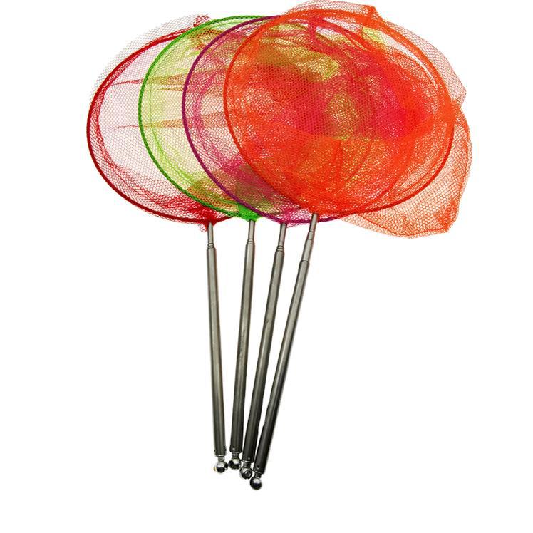 F1141 telescopic handle fishing net for children, kindergarten fish catching net, butterfly catching net, dragonfly insect net Item Picture