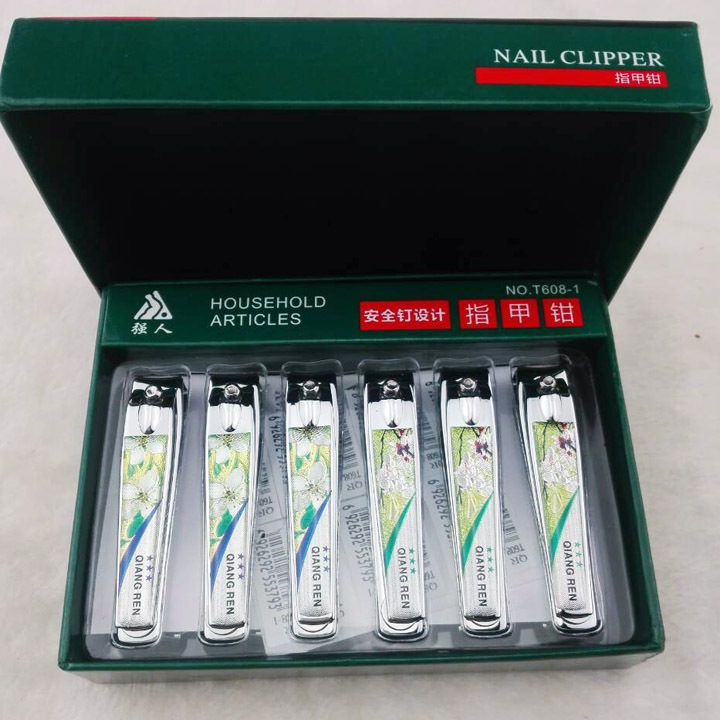 A0144  强人T608-1指甲钳 精品不锈钢成人指甲刀义乌两元店批发