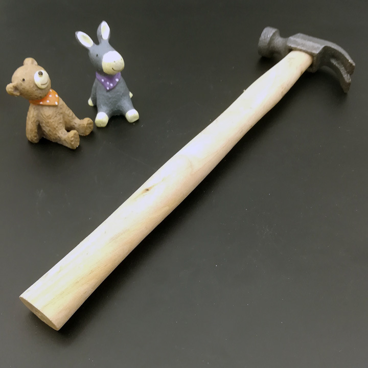 D1442 Wooden Handle small sheep horn hammer, wooden handle lifting hammer, woodworking hammer, small iron hammer, iron hammer 2-yuan store Specification image