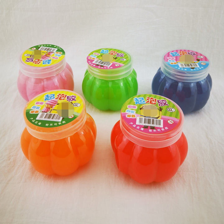 F1635 710 Pumpkin Crystal Clay, Bucket Colored Clay, Plasticine, Children's Handmade Colored Clay, Yiwu 2-yuan Store Specification image