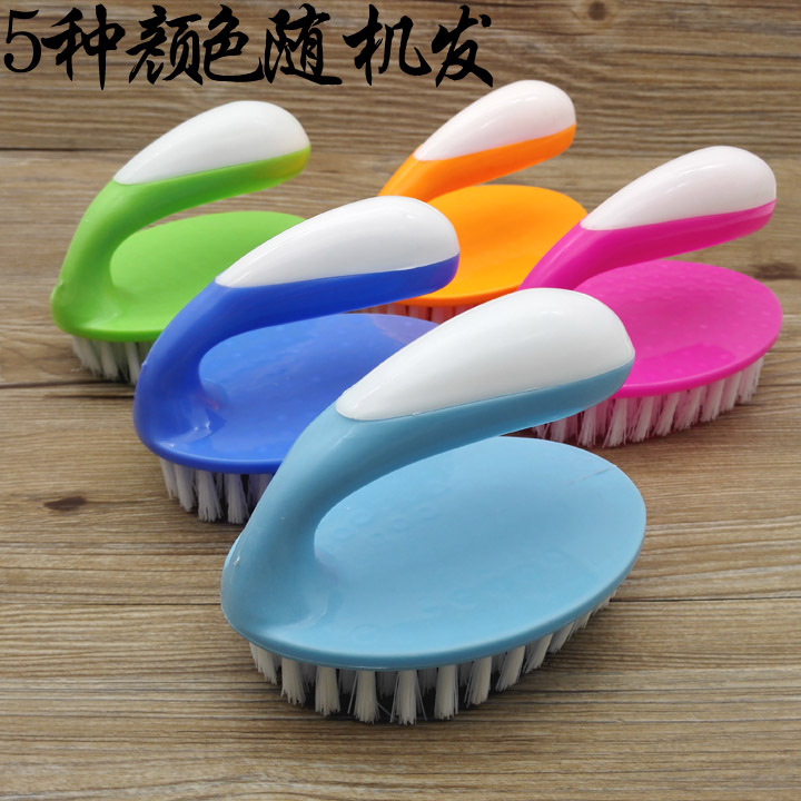 D2324 8087 Curved handle clothes brush, laundry brush, cleaning brush, shoe wash brush, clothes wash brush, street stall supply
