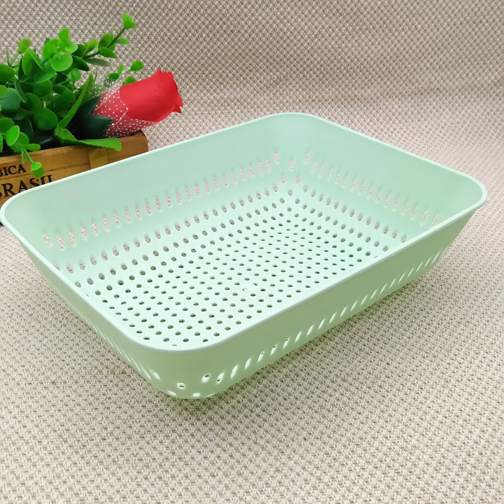 I1241 911# Fashionable rectangular Fruit Plate, Fruit Plate, Dried Fruit Box, Snack Plate, Yiwu 2-yuan Store, Department Store wholesale Application Scenario