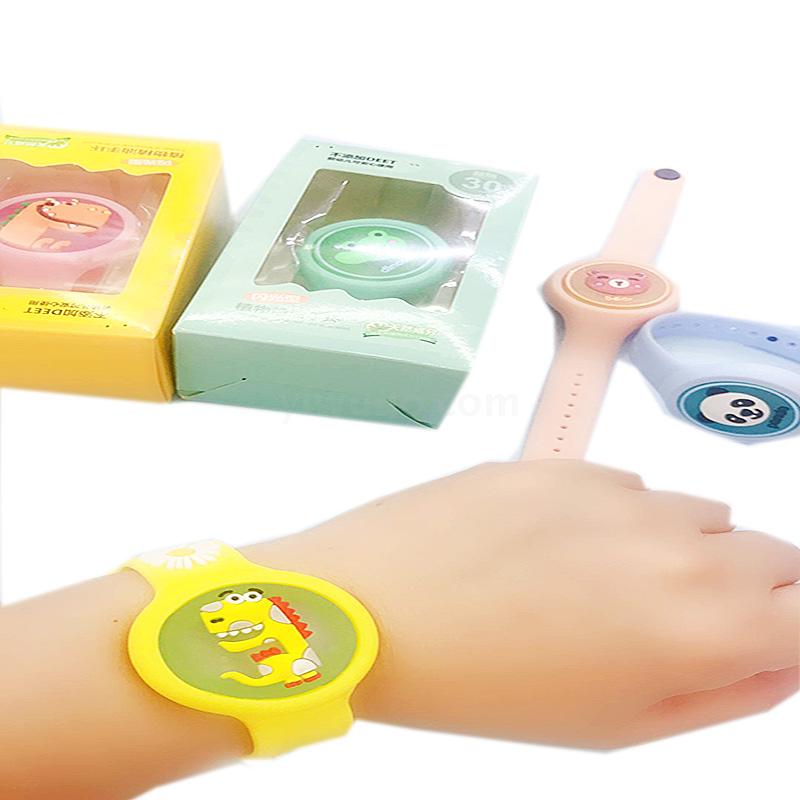 Yiwu shopping league vacuum flashing silicone mosquito repellent bracelet thumbnail