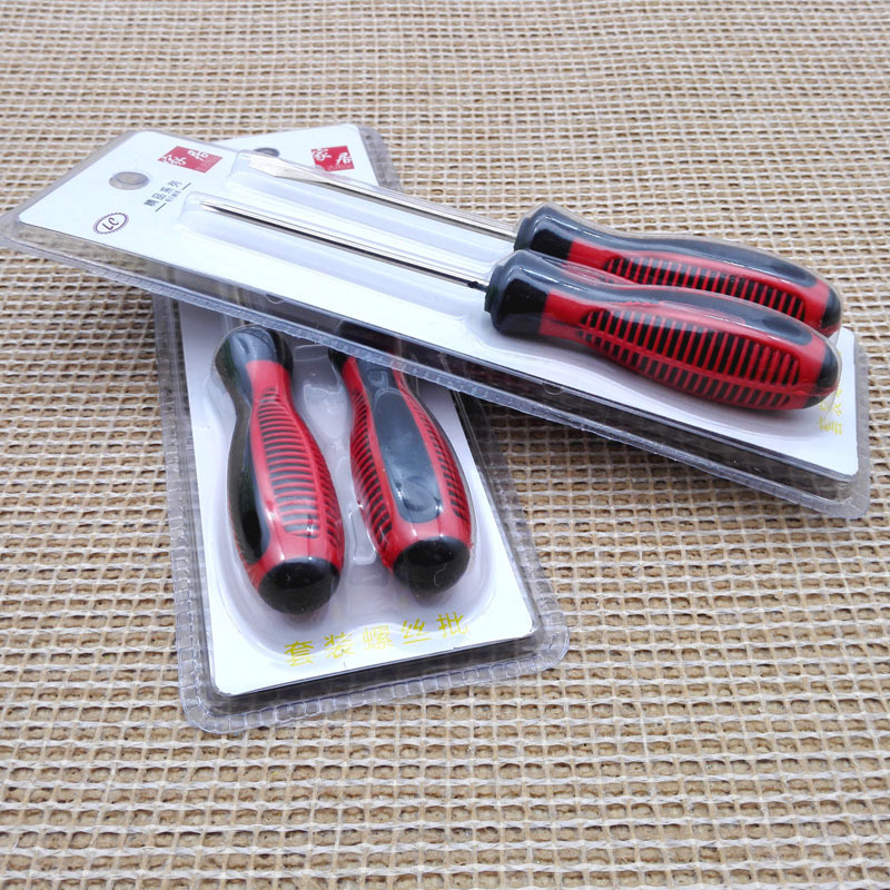D1425 LC Two six-inch screwdriver sets, flat-head cross-head screwdriver 2 yuan, store 2 yuan details Picture