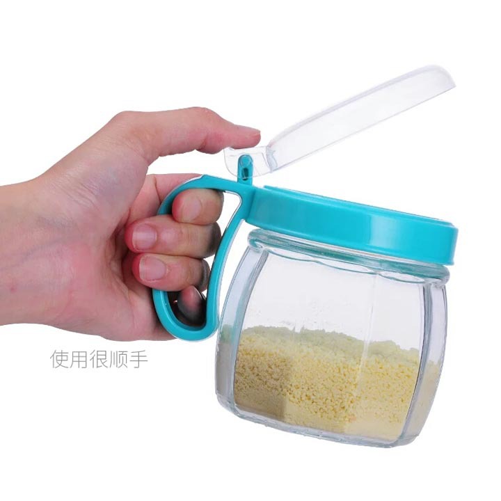 I1441 glass seasoning bottle, seasoning jar, soy sauce bottle, ingredient box, daily necessities, kitchenware Application Scenario