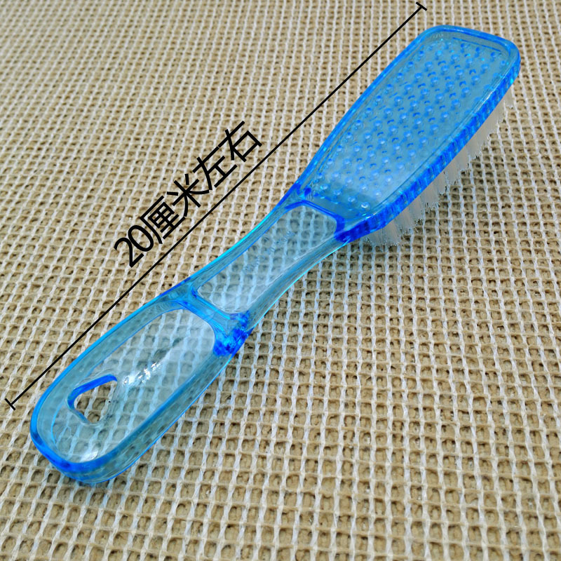 D2322 Transparent handle shoe brush, soft bristle laundry brush, board brush, cleaning brush, multi-functional creative transparent brush, Yiwu Item Picture