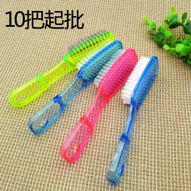 D2322 Transparent handle shoe brush, soft bristle laundry brush, board brush, cleaning brush, multi-functional creative transparent brush, Yiwu