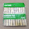Q1232 20 high-quality bamboo clips: Bamboo clips for clothing, socks, pants, and grapes Item Picture