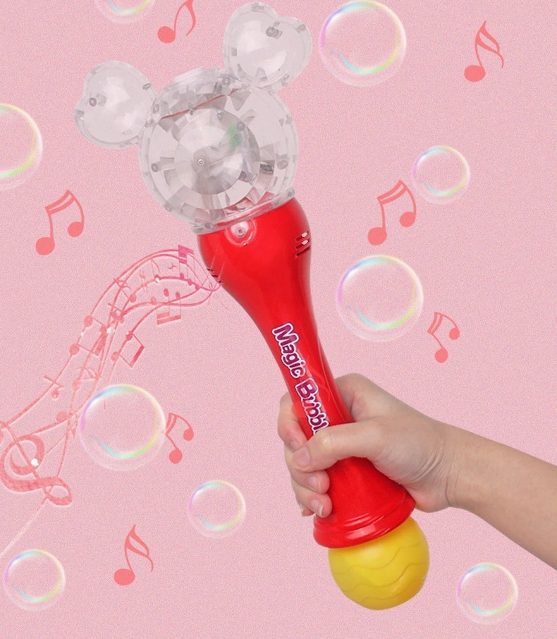 Wholesale of new children's toy girlfriend bubble machines, magic bubble sticks, fully automatic sound and light bubble machines, fairy sticks Application Scenario