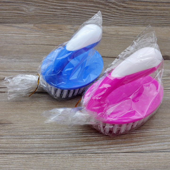 D2324 8087 Curved handle clothes brush, laundry brush, cleaning brush, shoe wash brush, clothes wash brush, street stall supply Item Picture