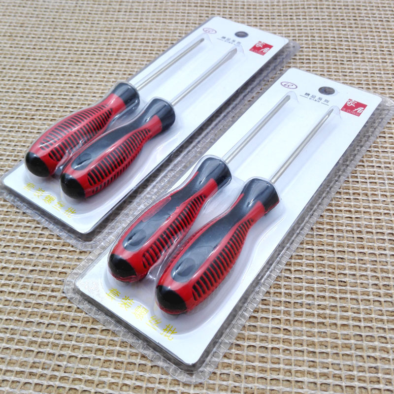D1425 LC Two six-inch screwdriver sets, flat-head cross-head screwdriver 2 yuan, store 2 yuan Application Scenario