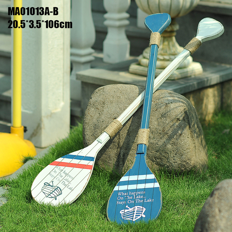 装饰船桨 划桨 木制工艺品 地中海风格家居饰品 装饰浆片 迈瑞恩