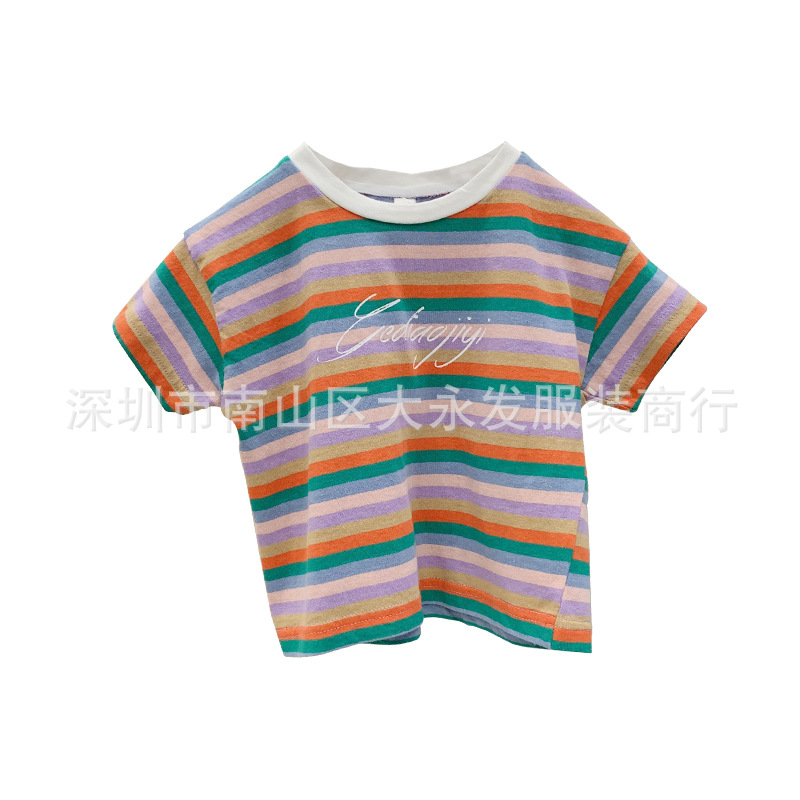 2020 Men's and girls' short-sleeved T-shirts, small children's short-sleeved tops, trendy children's new summer children's summer clothing export Application Scenario