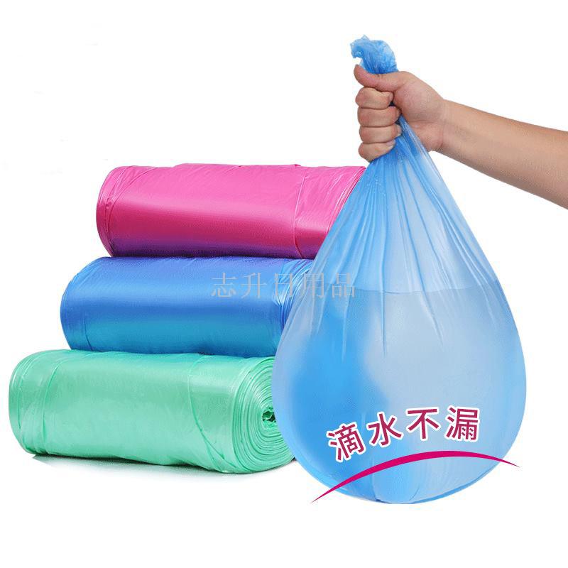 180G manufacturer wholesale brand new 45*50 medium-sized point-break garbage bags, 5-roll colored household plastic bags