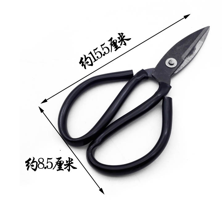F1734 No. 3 Large Head Scissors, household fish head scissors, Yiwu 2-yuan store, two-yuan store, department store, street stall Item Picture