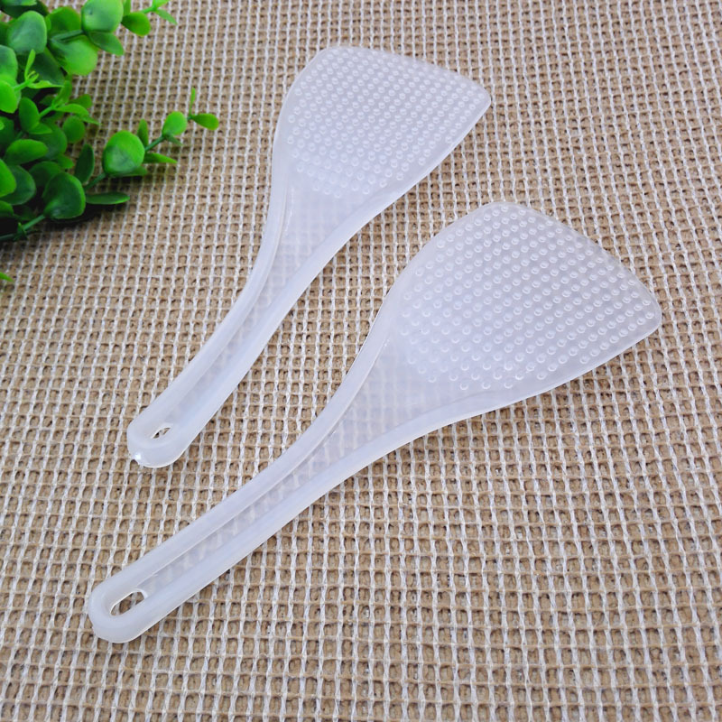 D1122 plastic 2 rice spatulas, non-stick rice spoon, rice cooker spatula, rice pot spatula, rice ladle Specification image