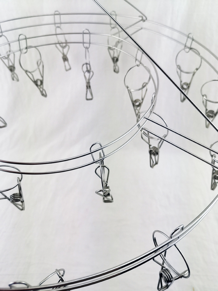 N2043 upgraded stainless steel sock drying clip, pants hanger, tie clip, 10-yuan store for wholesale of home and general merchandise Item Picture