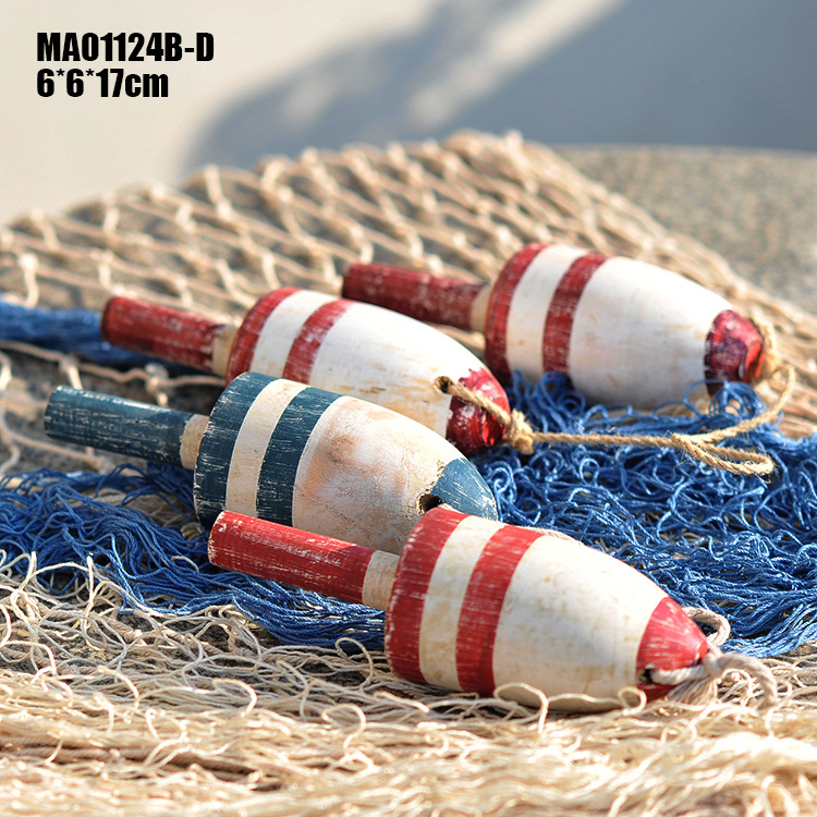 新品 创意家居 浮子挂件 木制工艺品 木制挂件 摄影道具 MA01124