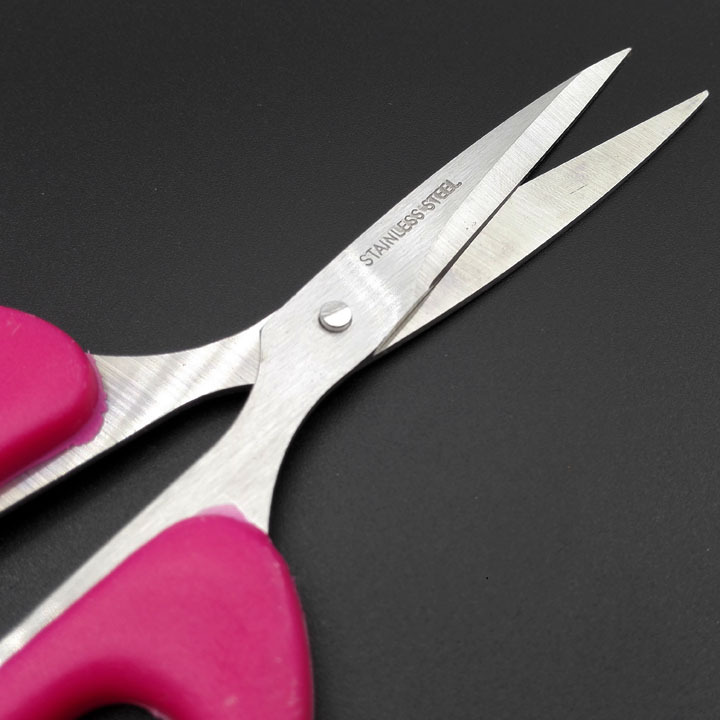 E1215 6# Color Scissors, home and office scissors, Yiwu two-yuan store, 2-yuan store Specification image