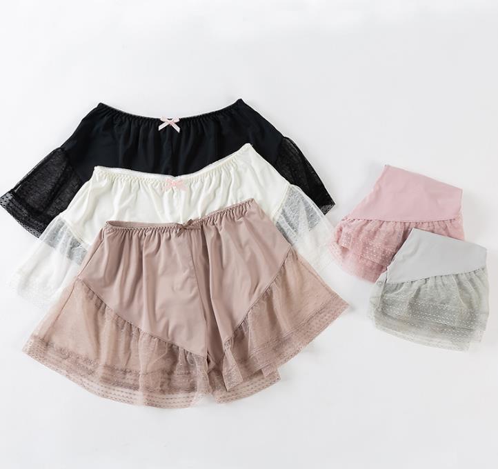 New spring/summer lace safety pants for women, anti-slip thin breathable little fresh girl seamless uniform size safety pants