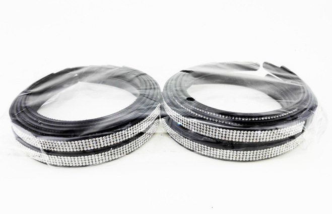 A2526 four-row white diamond fashionable black headband, 2-yuan store in Yiwu for headwear, hair accessories, headbands and hair bands Item Picture