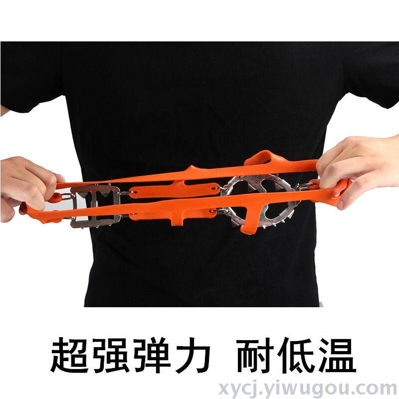 Outdoor silicone hiking shoe covers crampons