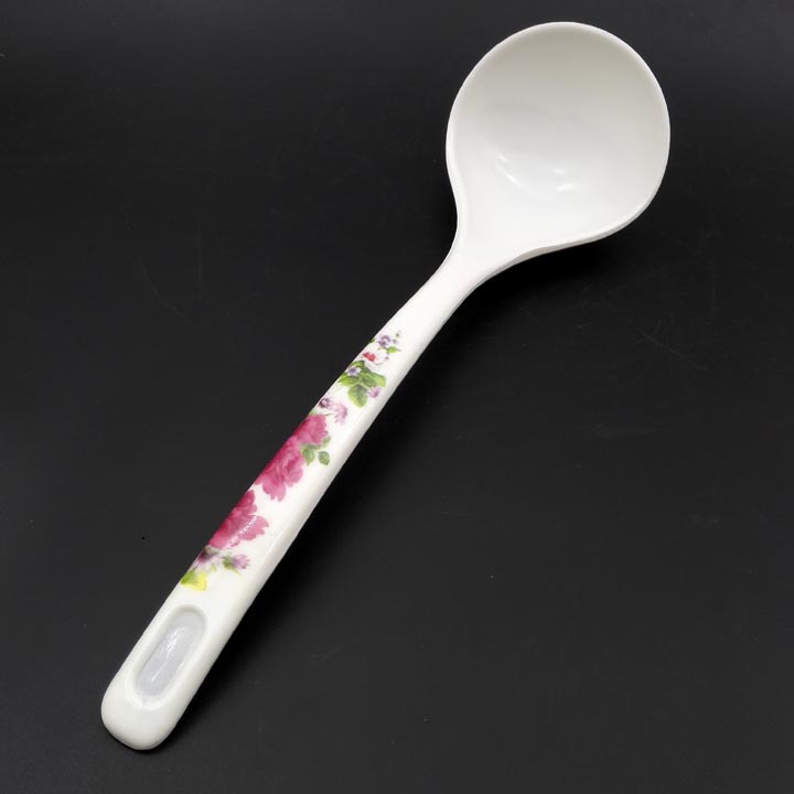 D2433 Melamine long-handled soup spoons, porridge spoons, kitchenware, daily necessities, two-yuan stores, street stalls, night markets, hot-selling wholesale supply Item Picture