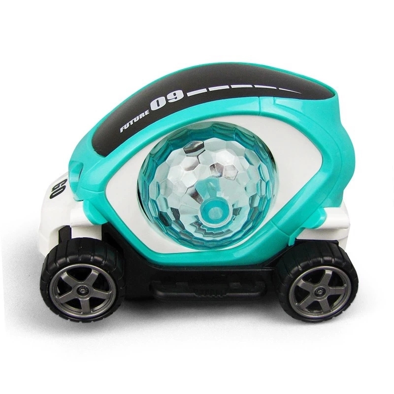 The street stall night market is selling 360-degree rotating cool music cartoon tricycles, 3D lighting toy cars and electric omnidirectional vehicles Specification drawing
