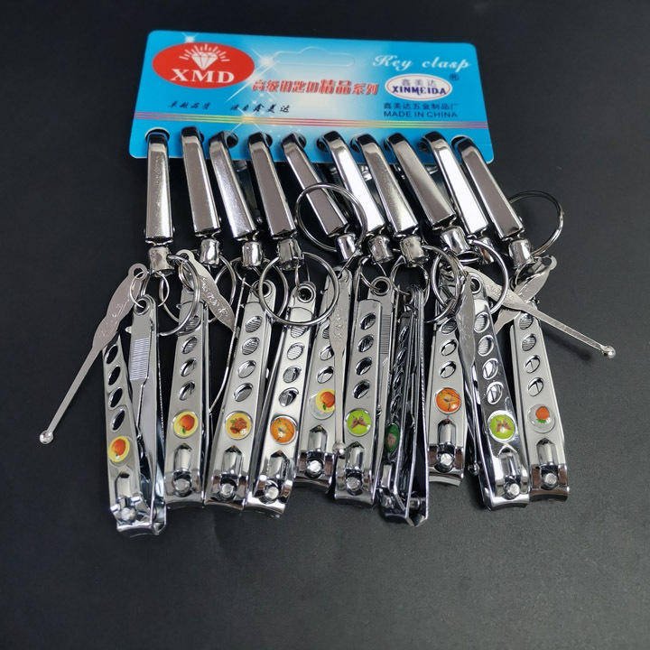 I1837 alloy nail clippers, keychains, keyrings, creative accessories, bags, pendants, Yiwu, 2 yuan Item Picture