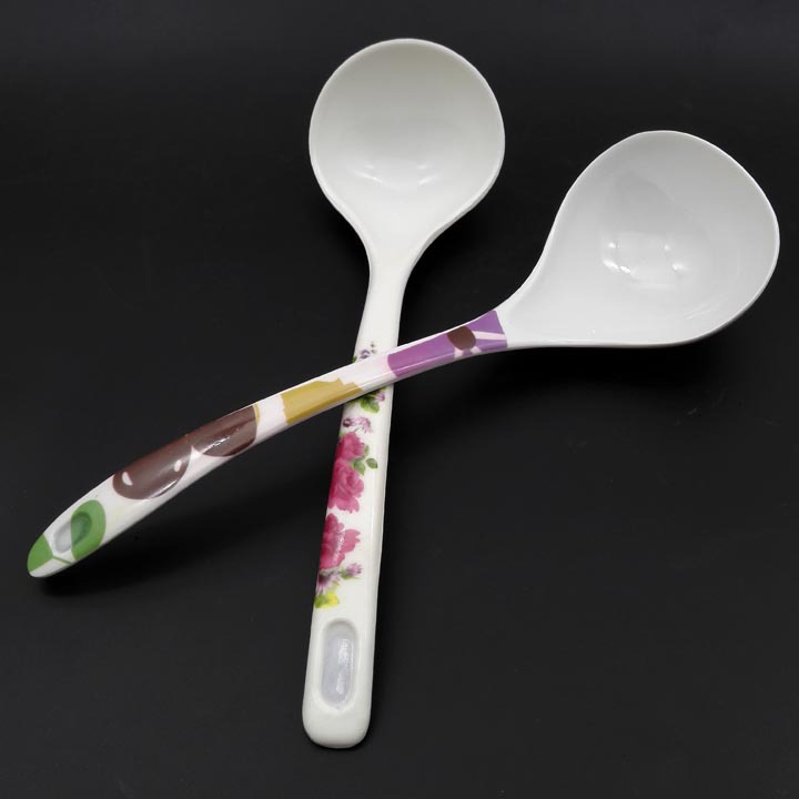 D2433 Melamine long-handled soup spoons, porridge spoons, kitchenware, daily necessities, two-yuan stores, street stalls, night markets, hot-selling wholesale supply details Picture