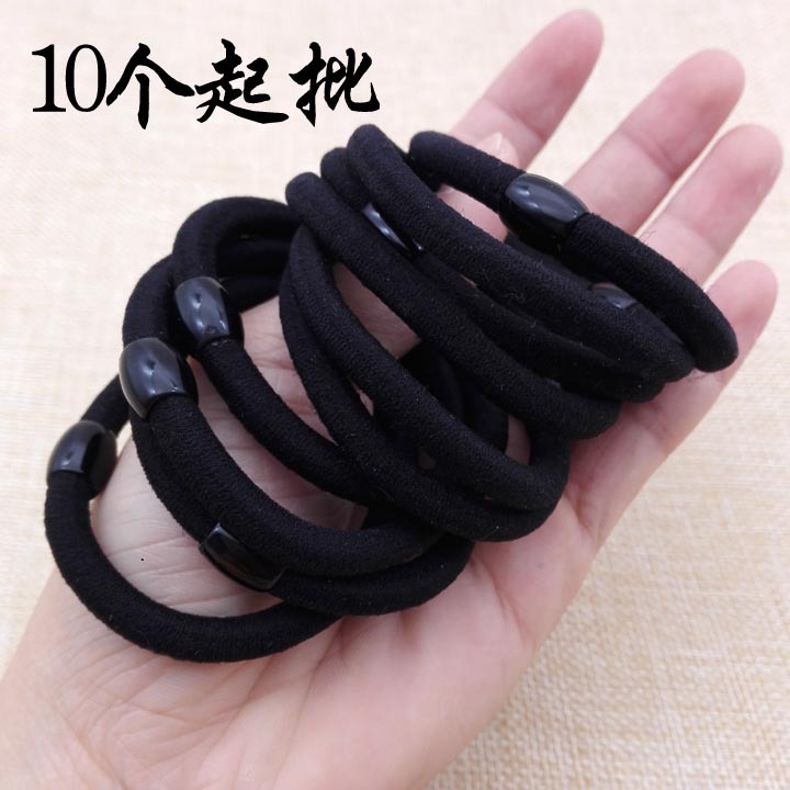 A2415 Good elastic black leather band wholesale accessories hairband Yiwu 2 yuan shop source distribution stalls night market