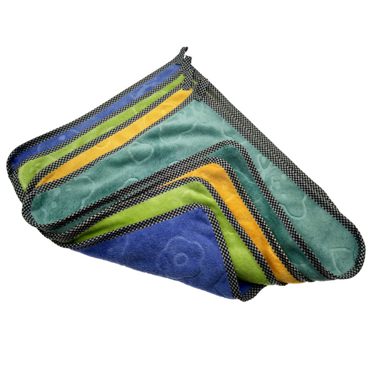 H1623 Premium Lockstitch Absorbent embossed Square Towels, face Towels, Comfortable face Towels - 2-yuan store in Yiwu Application Scenario