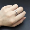 A2335 is a must-have ring for the 12 zodiac signs in South Korea. It's a trendy couple ring for men and women's index fingers Item Picture