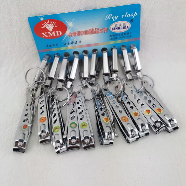 I1837 alloy nail clippers, keychains, keyrings, creative accessories, bags, pendants, Yiwu, 2 yuan Specification image