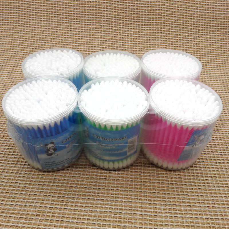 D2223 plastic round cotton swabs, cotton sticks, cotton swabs, cosmetic cotton swabs, beauty sticks - 2-yuan store in Yiwu Item Picture