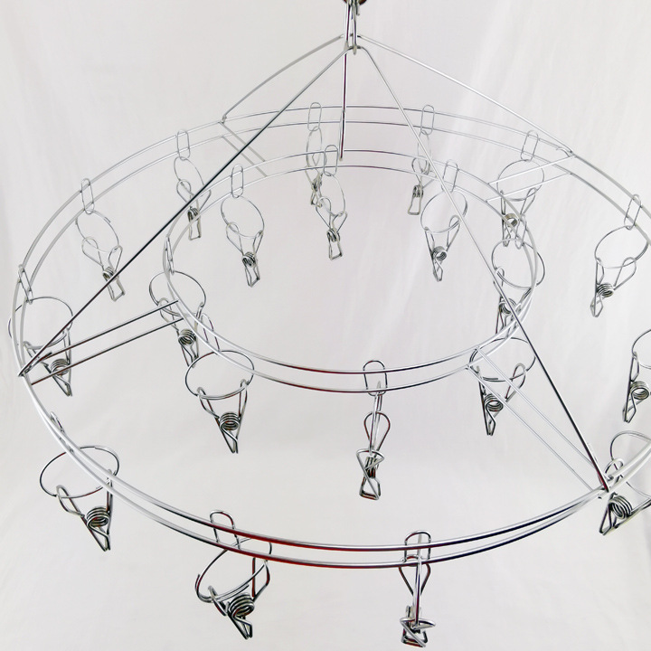 N2043 upgraded stainless steel sock drying clip, pants hanger, tie clip, 10-yuan store for wholesale of home and general merchandise Application Scenario