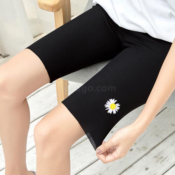 New little Daisy five cent leggings women wear thin spring and summer anti-stripping safety pants threaded shorts wholesale thumbnail