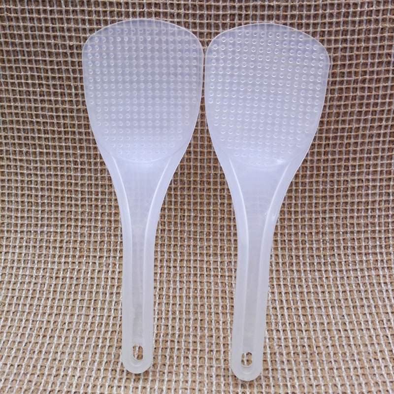 D1122 plastic 2 rice spatulas, non-stick rice spoon, rice cooker spatula, rice pot spatula, rice ladle details Picture