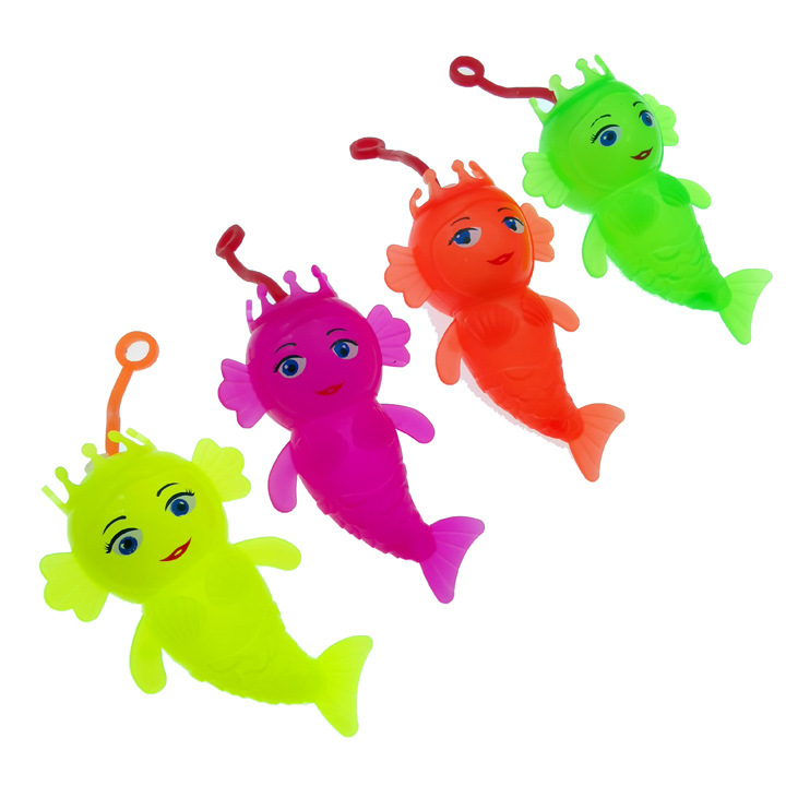 M7414 Mermaid with Rope, Glowing and Making Sound, children's educational flashing toys, street stall supply source, Yiwu 2-yuan store Item Picture